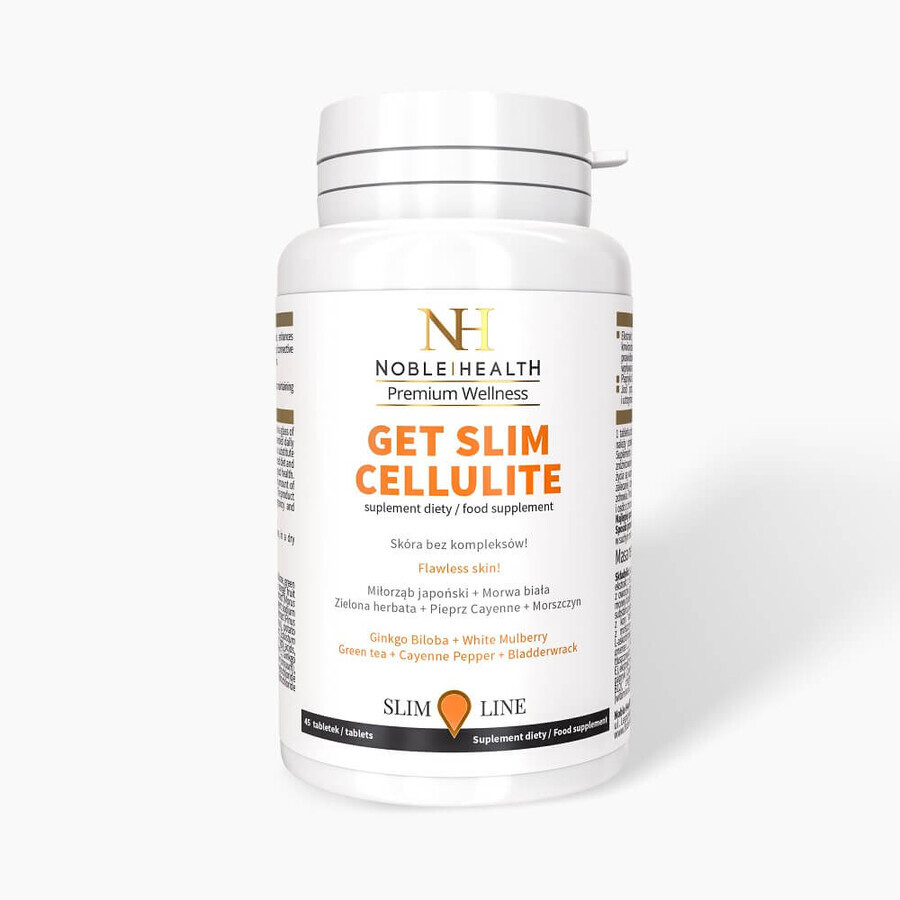 Noble Health Get Slim Cellulite, 30 cápsulas