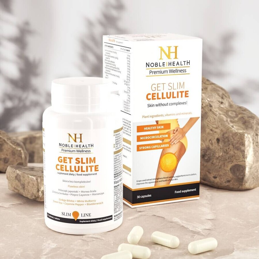 Noble Health Get Slim Cellulite, 30 cápsulas