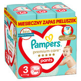 Pampers Premium Care Pants, pannolini, taglia 3, 6-11 kg, 144 pz.