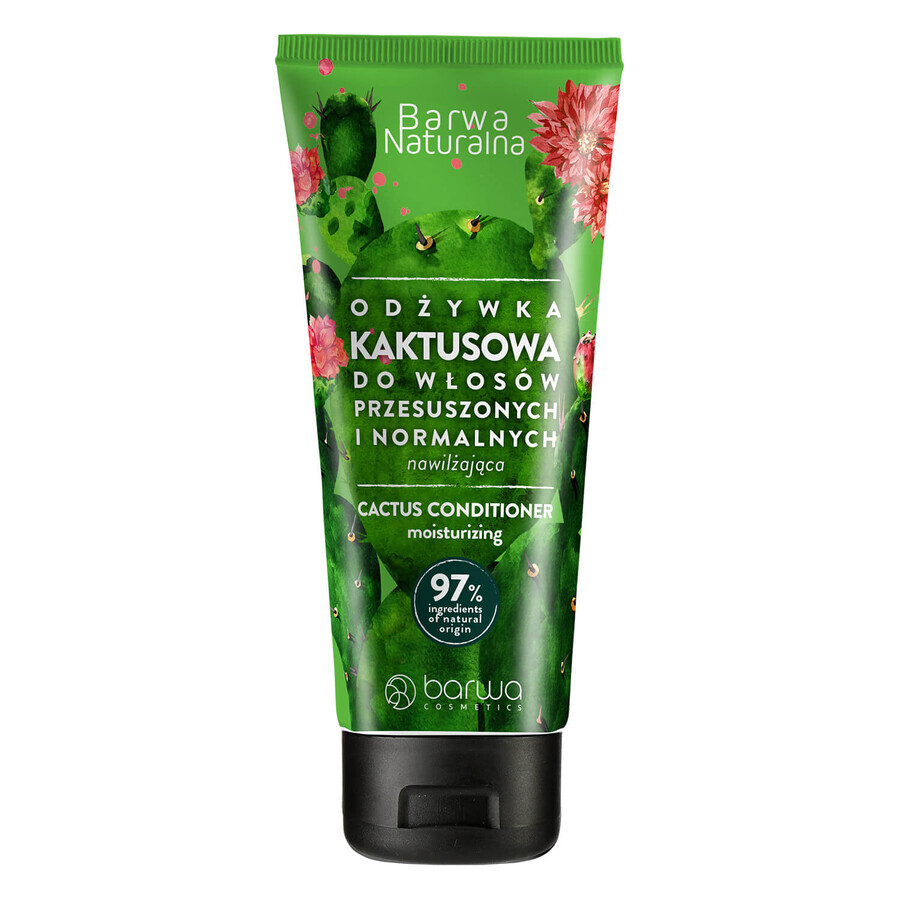 Barwa Natural, acondicionador de cactus para cabello seco y normal, hidratante, 200 ml