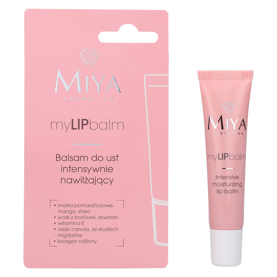 Miya myLIPbalm, bálsamo labial intensamente hidratante, 15 ml