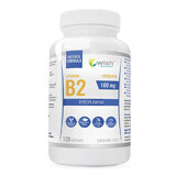 Wish Vitamina B2 100 mg + Prebiótico, 120 cápsulas