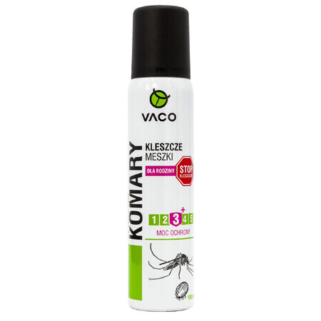 Spray Vaco, mosquitos, garrapatas y mosquitos, IR3535 10%, 100 ml