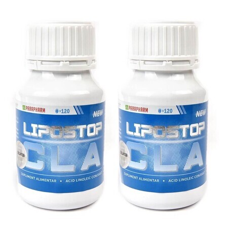 Lipostop CLA Paket, 120 + 120 Kapseln, Parapharm