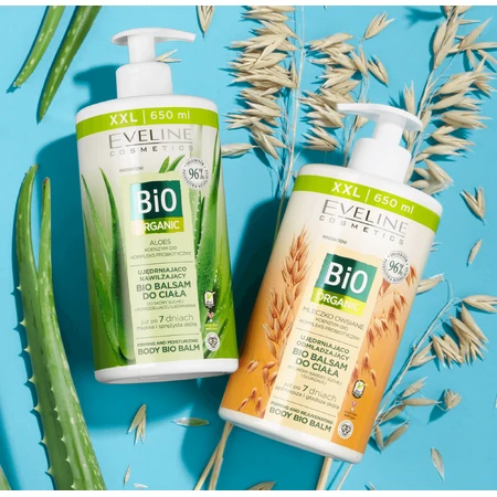 Eveline Cosmetics Bio Organic, ujędrniająco-odmładzający balsam do ciała, mleczko owsiane, 650 ml: ceny i cechy