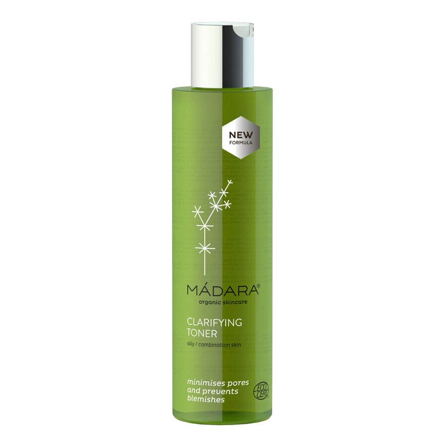 Madara Claryfying Toner, tónico facial limpiador, 200 ml