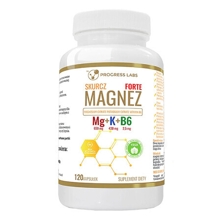 Progress Labs Magnesio Shrink Forte, 120 cápsulas