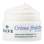 Nuxe Creme Fraiche de Beaute, crema hidratante rica 48h, piel seca, 50 ml