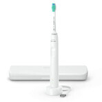 Philips Sonicare 3100 Series, cepillo de dientes sónico con estuche, HX3673/13, blanco, 1 pieza