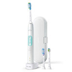 Philips Sonicare ProtectiveClean 4700, cepillo de dientes sónico con estuche, HX6483/52, blanco, 1 pieza