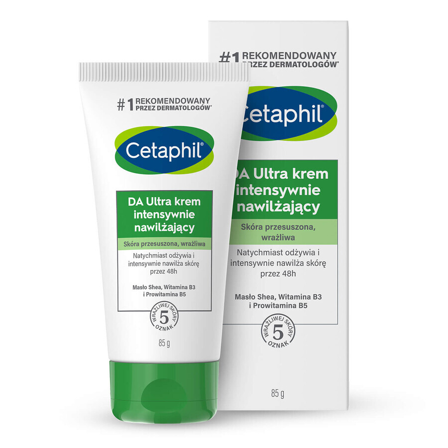 Cetaphil DA Ultra, crema intensamente hidratante, para toda la familia, 85 g