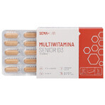 SEMA Lab Multivitamina Senior D3, 60 comprimidos recubiertos