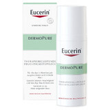 Eucerin DermoPure, crema facial calmante durante tratamientos antiacné, acné y pieles imperfectas, 50 ml