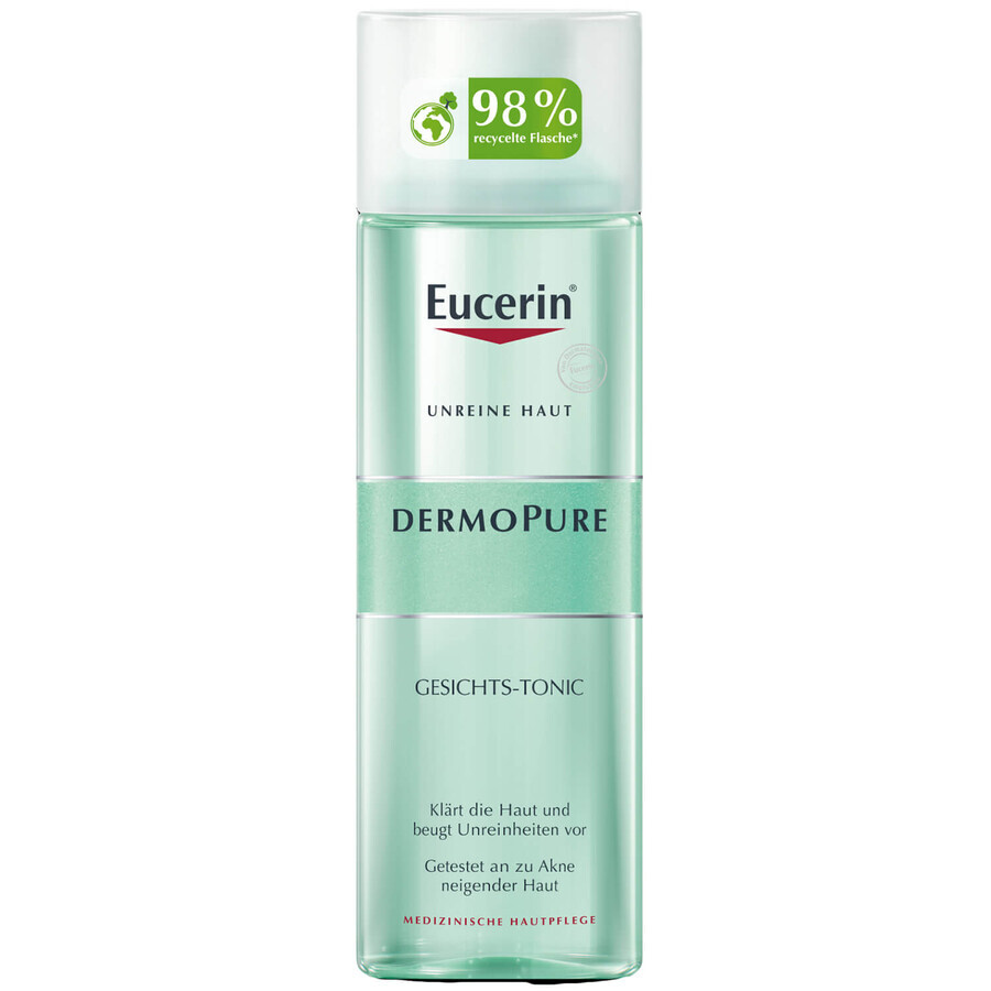 Eucerin DermoPure, Gesichtswasser für unreine und zu Akne neigende Haut, 200 ml