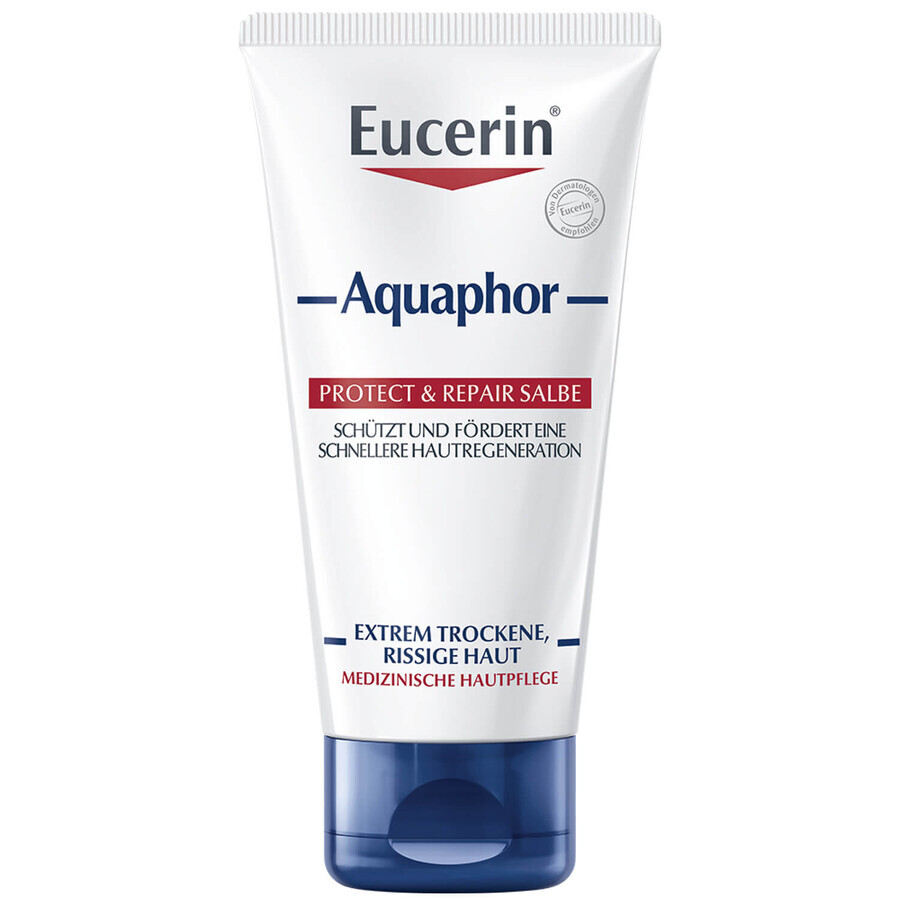 Eucerin Aquaphor, pomada regeneradora para pieles secas, agrietadas e irritadas, 45 ml