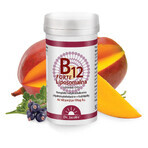 Dr. Jacob&#39;s B12 Liposomal Forte, polvo sublingual, sabor a grosella y mango, 80 g