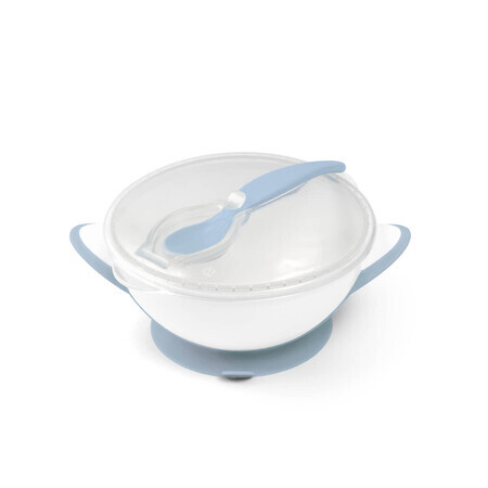 BabyOno, bowl with suction cup and spoon, 1063/05, for babies and children, 300 ml, 1 pc