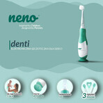 Neno Denti, cepillo de dientes electrónico para niños, menta, 3-36 meses, 1 unidad