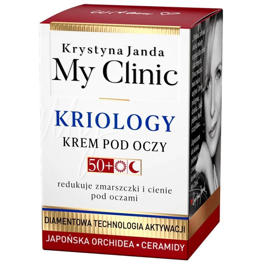 Janda My Clinic Kriology 50+, crema de ojos, día y noche, 15 ml