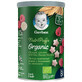 Gerber Organic, chips de arroz y trigo, pl&#225;tano, frambuesa, a partir de 8 meses, 35 g