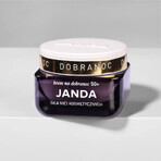 Janda Fuerza de Hilos Cosméticos 50+, crema para dormir, rosa negra, 50 ml