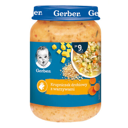 Gerber Zupa, sopa de pollo con verduras, a partir de 9 meses, 190 g