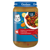 Gerber Diner, stoofpotje met groenten, rundvlees en aardappelen, na 12 maanden, 250 g