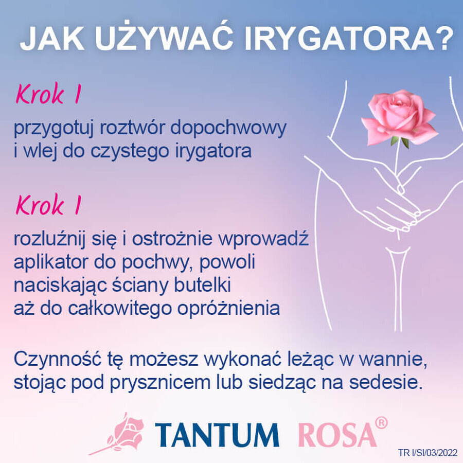 Tantum Rosa, irrigador para higiene íntima, 500 ml