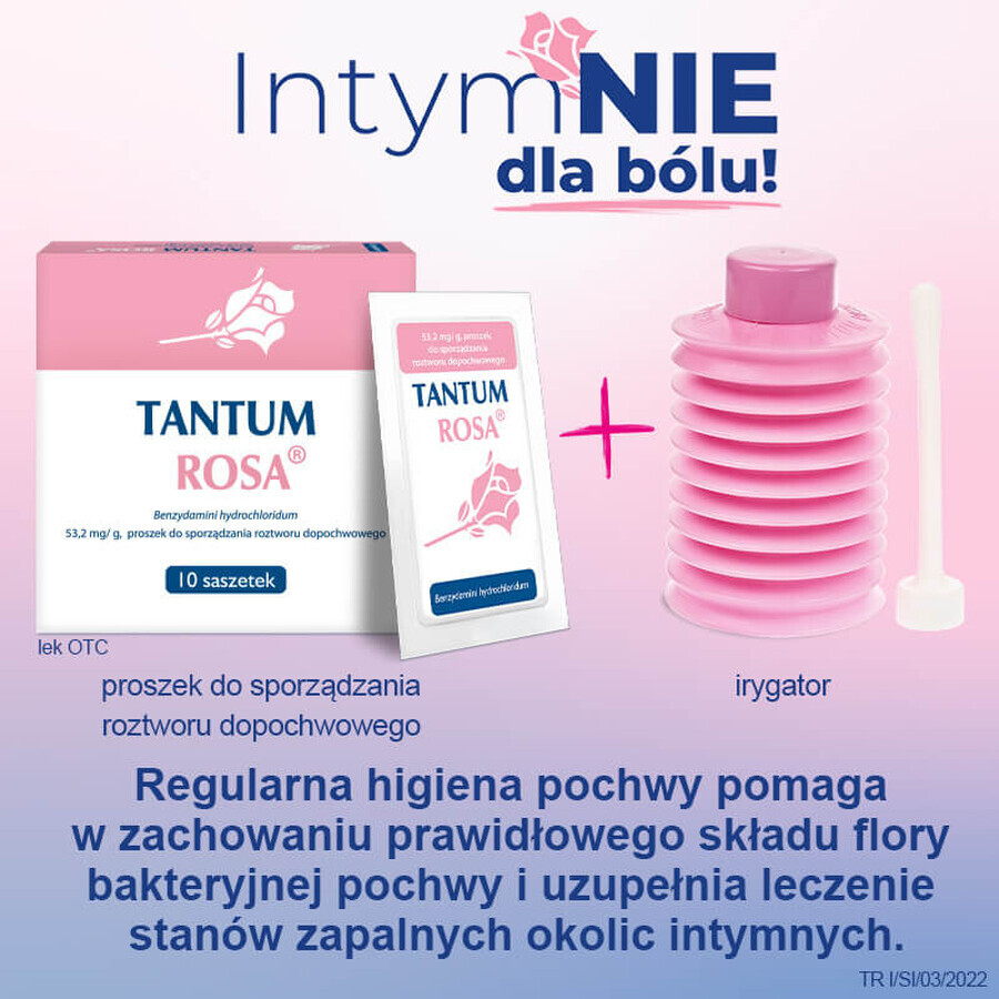 Tantum Rosa, irrigador para higiene íntima, 500 ml