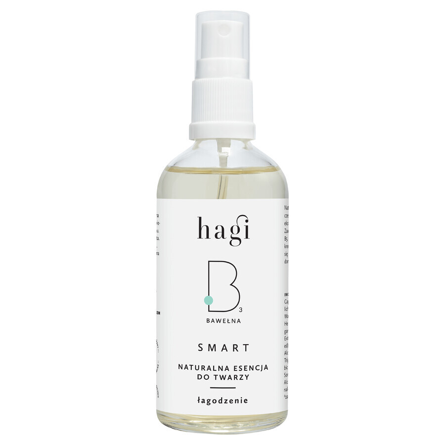 Hagi Smart B, esencia facial natural con algodón, Calmante, 100 ml