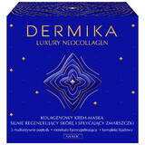 Dermika Luxury Neocollagen, crema-mascarilla de colágeno para una fuerte regeneración de la piel y reducción de arrugas, noche, 50 ml.