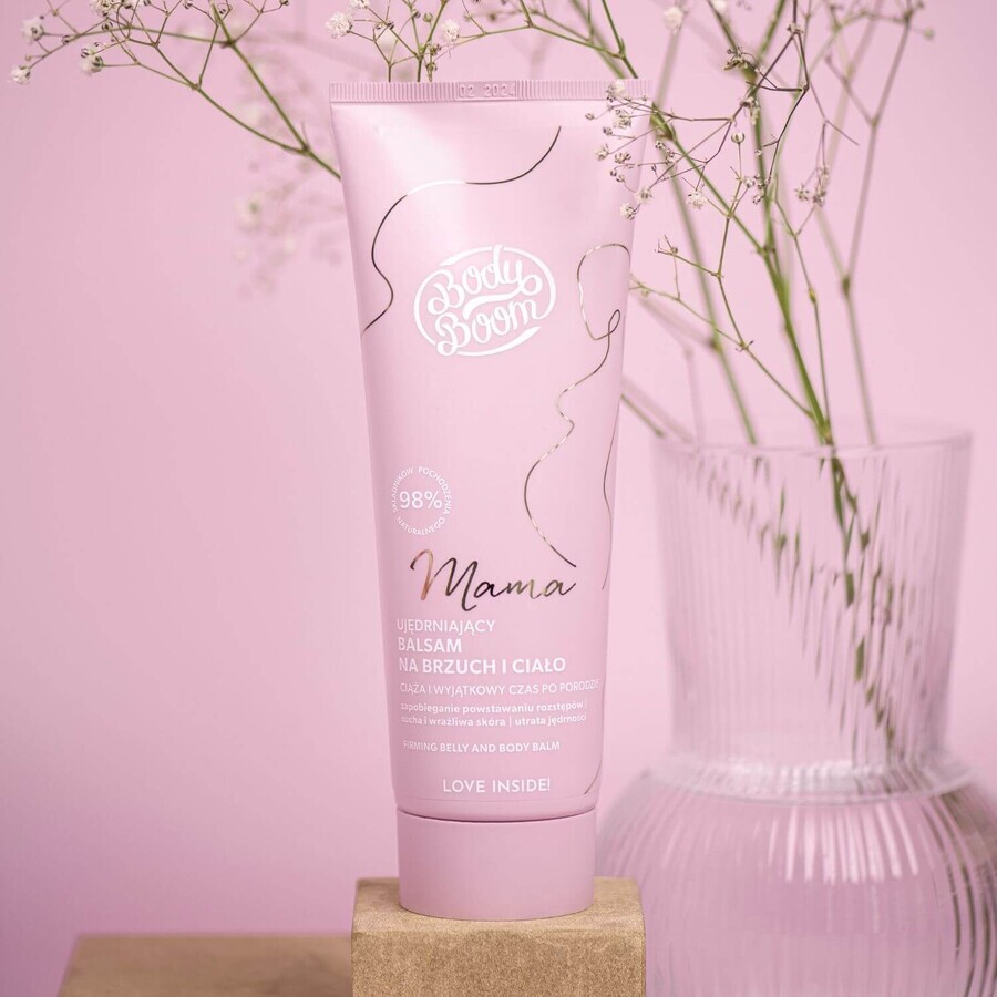 BodyBoom Mama, verstevigende buik- en bodylotion, 250 ml