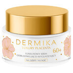 Dermika Luxury Placenta 60+, lujosa crema reconstructora y suavizante, 50 ml