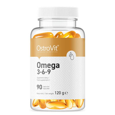 OstroVit Omega 3-6-9, 90 capsules