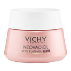 Vichy Neovadiol Rose Platinium, crema de ojos suavizante de rosas para pieles maduras, 15 ml