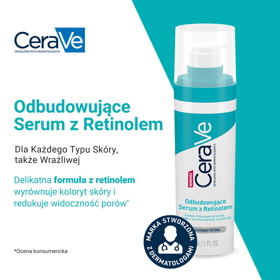 CeraVe, sérum regenerador con retinol, 30 ml