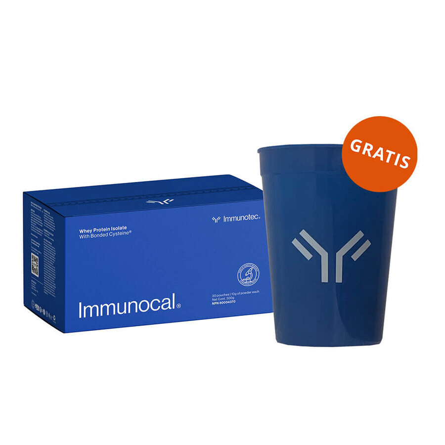 Immunocal, 10 g x 30 pliculețe + pahar de amestecare, 30 ml gratis