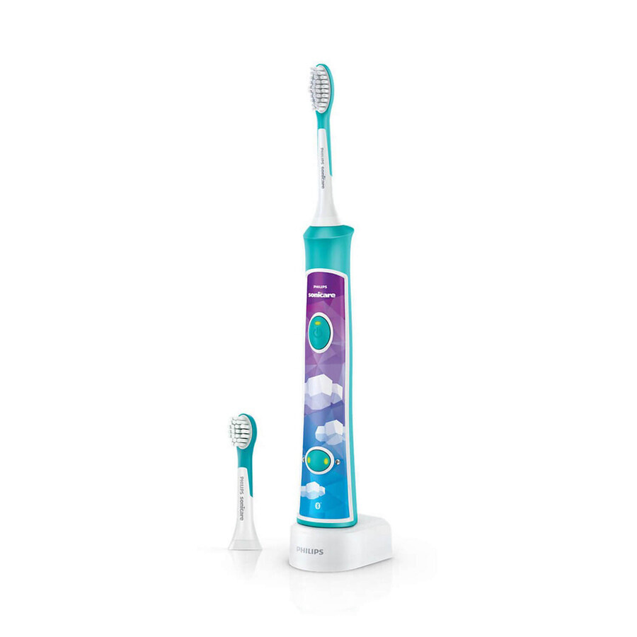 Philips Sonicare für Kinder, Schallzahnbürste, mit Aufklebern, HX6322/04, 1 Stück