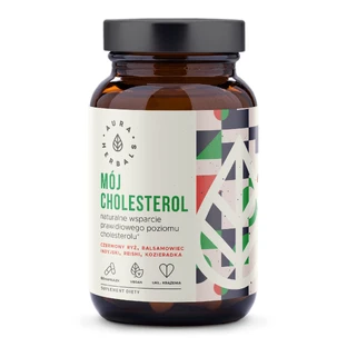 Aura Herbals Mój Cholesterol prawidłowy poziom, 60 kapsułek