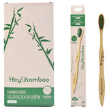 Hey Bamboo, cepillo de dientes, bambú, mediano, 1 pieza