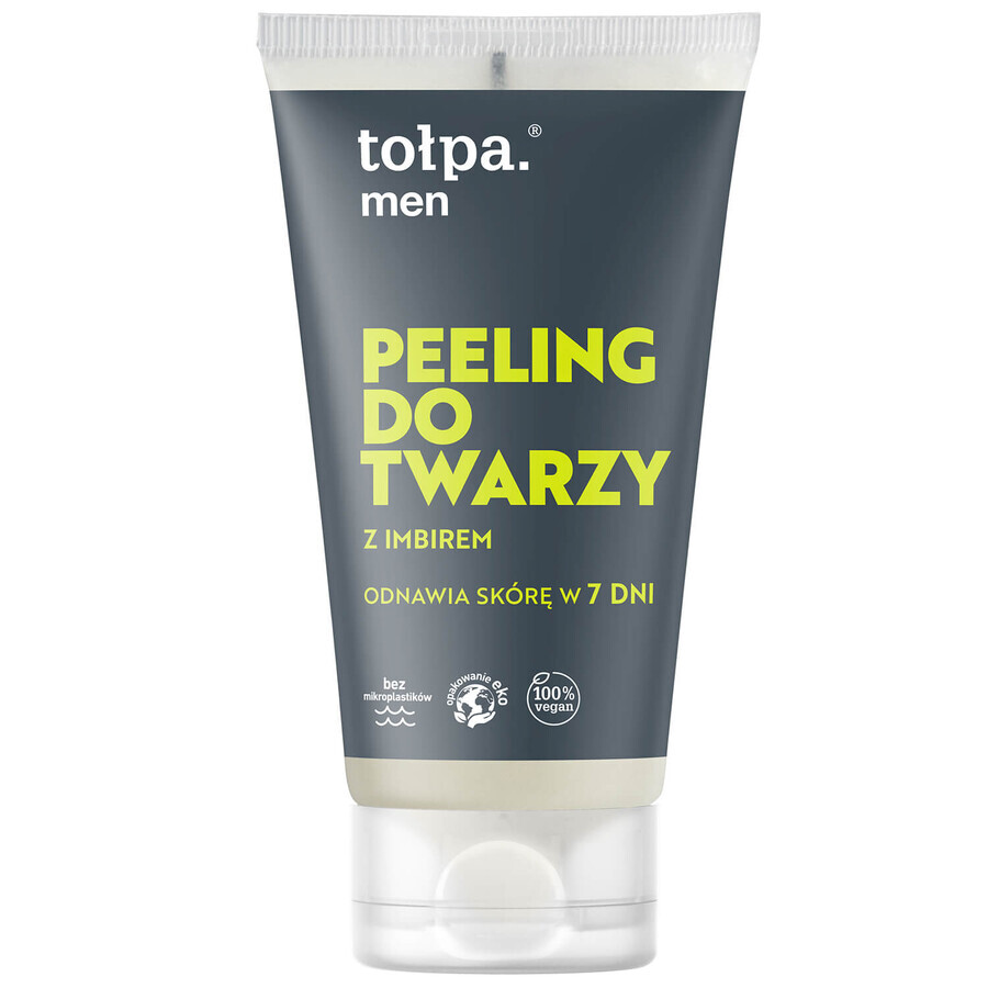 Tołpa Men, exfoliante facial, con jengibre, 150 ml