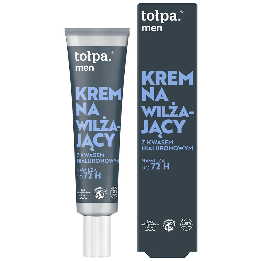 Tołpa Men, crema hidratante con ácido hialurónico, 40 ml