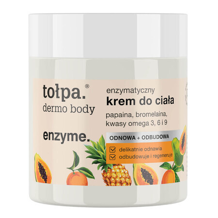 Tolpa Dermo Body Enzyme, crème enzymatique pour le corps, 250 ml