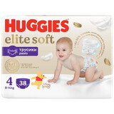 Huggies Elite Soft Pants, pañales, Disney, talla 4, 9-14 kg, Mega, 38 unidades