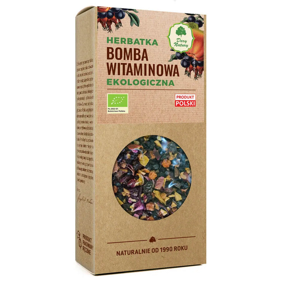 Dary Natury Bomba di vitamine, tè biologico, 100 g