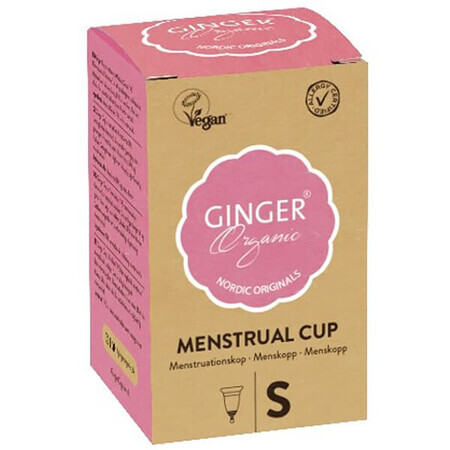 Ginger Organic, copa menstrual, talla S, 1 unidad