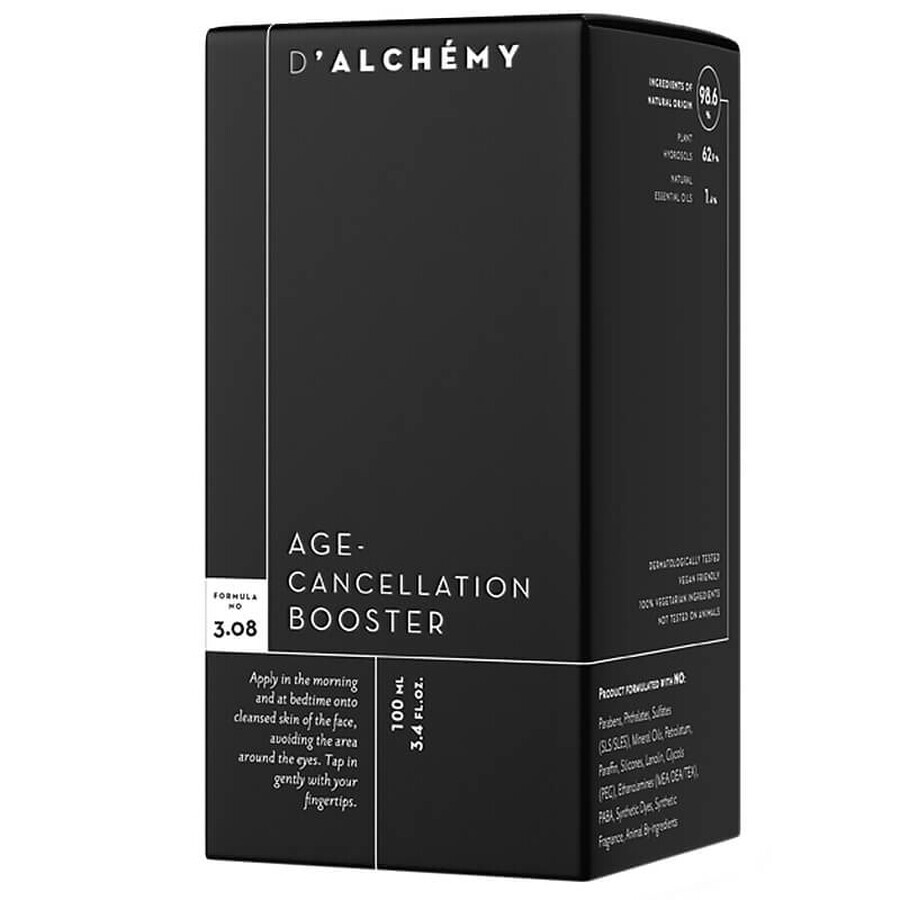 D'Alchemy, loción antiedad para pieles grasas y mixtas, 100 ml