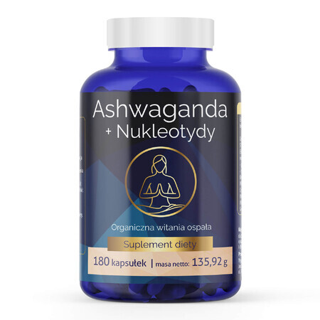 Ashwagandha + Nucleótidos, 180 cápsulas