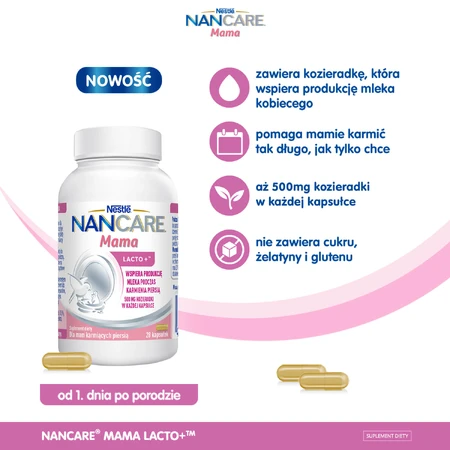 Nestlé NANCare Mama Lacto+, 28 cápsulas