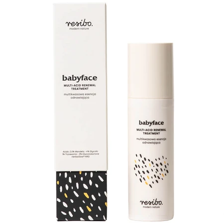 Resibo Babyface, multikwasowa esencja odnawiająca, 50 ml: ceny i cechy